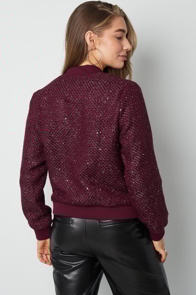 Bomber jacket sparkly day - Black h5 Picture10